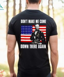 William Tecumseh Sherman make me come down there again USA flag shirt