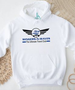Wingers N Waves the Ultimate Travel Club logo shirt