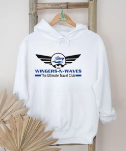 Wingers N Waves the Ultimate Travel Club logo shirt