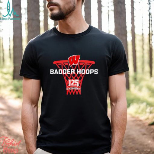 Wisconsin Badgers Hoobs basketball since 1898 logo shirt