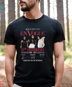 World Tour En Vogue 34th Anniversary 1989 – 2023 Thank You For The Memories T Shirt