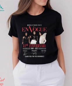 World Tour En Vogue 34th Anniversary 1989 – 2023 Thank You For The Memories T Shirt, hoodie, sweater, long sleeve and tank top World Tour En Vogue 34th Anniversary 1989 – 2023 Thank You For The Memories T Shirt