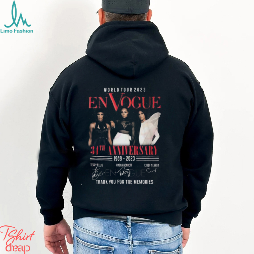 World Tour En Vogue 34th Anniversary 1989 – 2023 Thank You For The Memories T Shirt World Tour En Vogue 34th Anniversary 1989 – 2023 Thank You For The Memories T Shirt