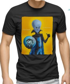 Yellow Graphic Megamind shirt