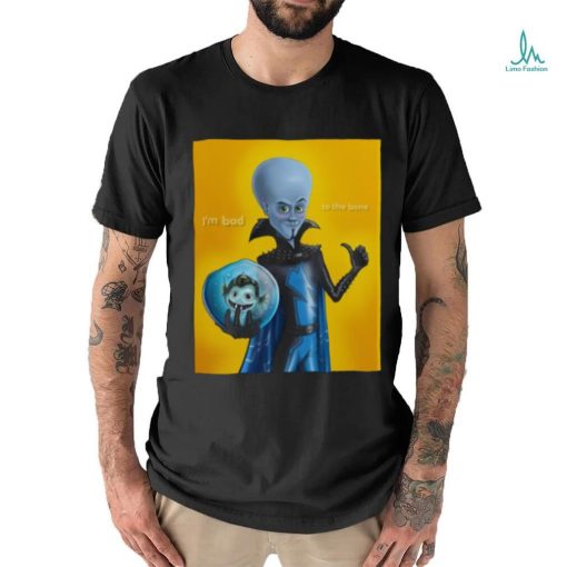 Yellow Graphic Megamind shirt