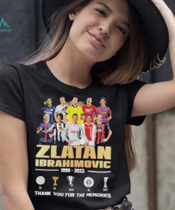 Zlatan Ibrahimovic 1999 – 2023 Thank You For The Memories T Shirt