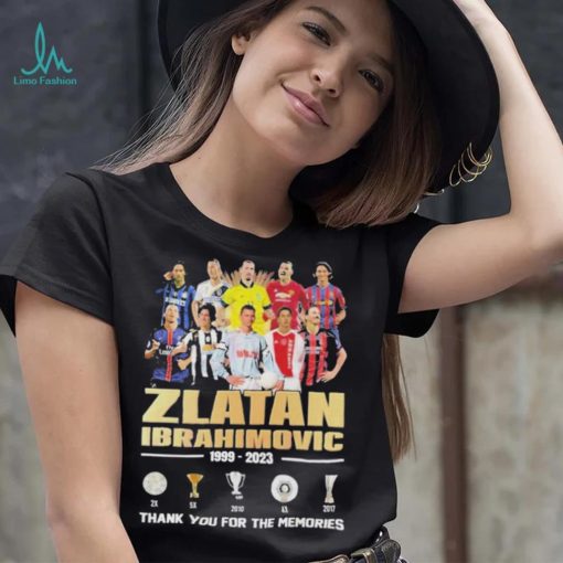 Zlatan Ibrahimovic 1999 – 2023 Thank You For The Memories T Shirt