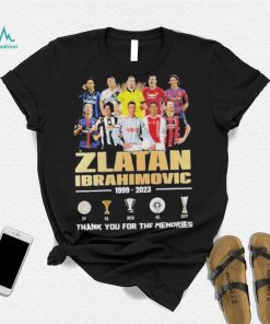 Zlatan Ibrahimovic 1999 – 2023 Thank You For The Memories T Shirt