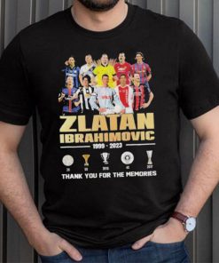 Zlatan Ibrahimovic 1999 – 2023 Thank You For The Memories T Shirt