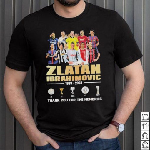 Zlatan Ibrahimovic 1999 – 2023 Thank You For The Memories T Shirt