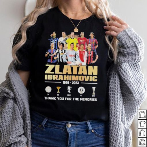 Zlatan Ibrahimovic 1999 – 2023 Thank You For The Memories T Shirt
