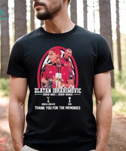Zlatan Ibrahimovic 2010 2011 2019 2023 Thank You For The Memories signature Shirt
