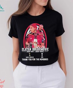 Zlatan Ibrahimovic 2010 2011 2019 2023 Thank You For The Memories signature Shirt