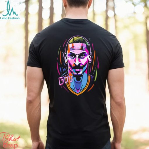 Zlatan The God Popart Caricature Zlatan Ibrahimovic Long Sleeves T Shirt