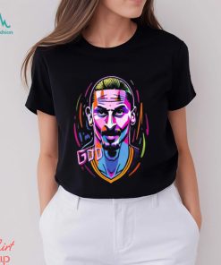 Zlatan The God Popart Caricature Zlatan Ibrahimovic Long Sleeves T Shirt