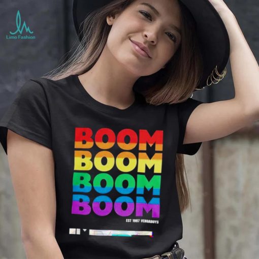 boom boom boom boom rainbow pride 2023 shirt