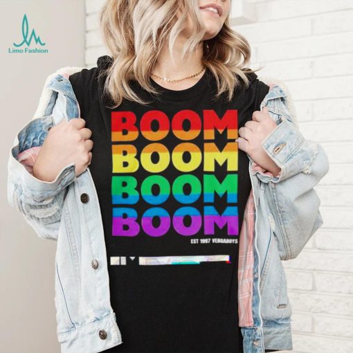 boom boom boom boom rainbow pride 2023 shirt