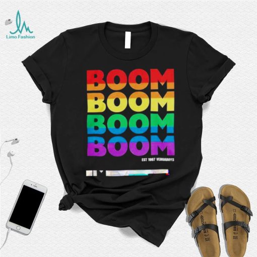 boom boom boom boom rainbow pride 2023 shirt