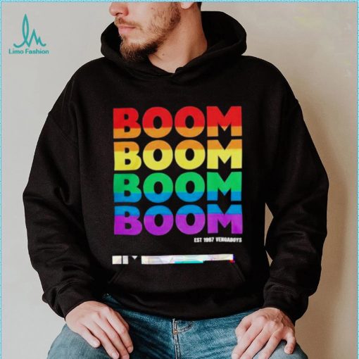 boom boom boom boom rainbow pride 2023 shirt