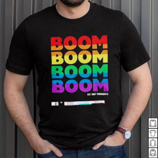 boom boom boom boom rainbow pride 2023 shirt