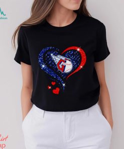 cleveland Guardians baseball logo heart diamond shirt