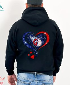 cleveland Guardians baseball logo heart diamond shirt