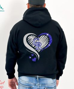 colorado Rockies baseball logo heart diamond shirt
