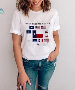 flags of the republic pocket of texas shirt Unisex