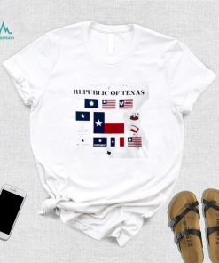 flags of the republic pocket of texas shirt Unisex