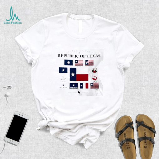 flags of the republic pocket of texas shirt Unisex