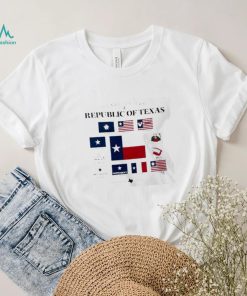 flags of the republic pocket of texas shirt Unisex