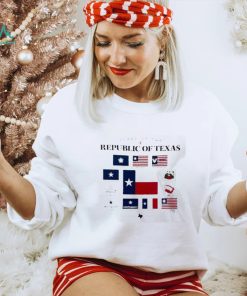 flags of the republic pocket of texas shirt Unisex