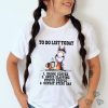 Fish I Love Cats Too In The Water Shirt