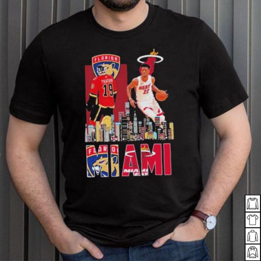 miami sports matthew tkachuk florida panthers and jimmy butler shirt Shirt