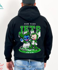 new York Jets baseball stitch and mickey shirt