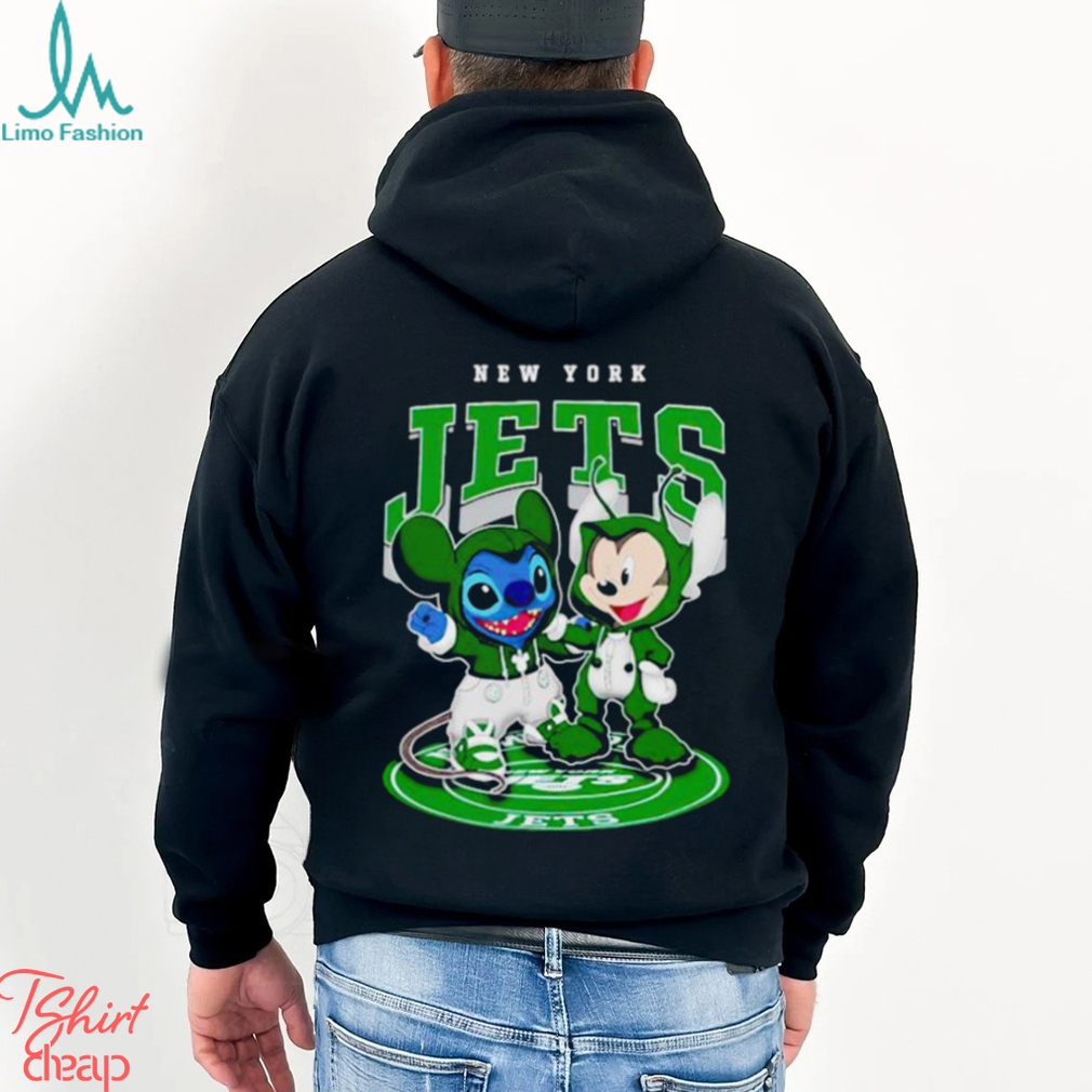 new York Jets baseball stitch and mickey shirt - Limotees