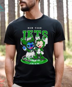 new York Jets baseball stitch and mickey shirt