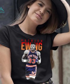 patrick ewing portrait basketball unisex t shirt ofx3g