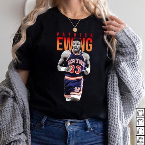 patrick ewing portrait basketball unisex t shirt ofx3g