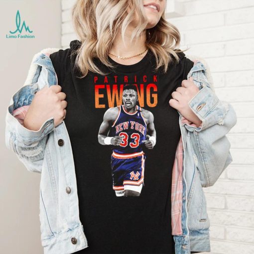 patrick ewing portrait basketball unisex t shirt ofx3g