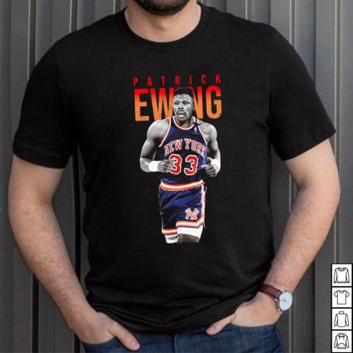 patrick ewing portrait basketball unisex t shirt ofx3g