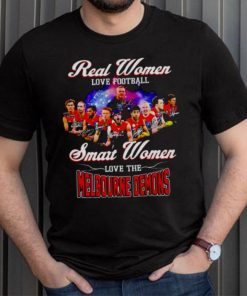 real women love football smart women love the Melbourne Demons shirt
