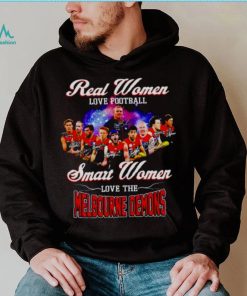 real women love football smart women love the Melbourne Demons shirt