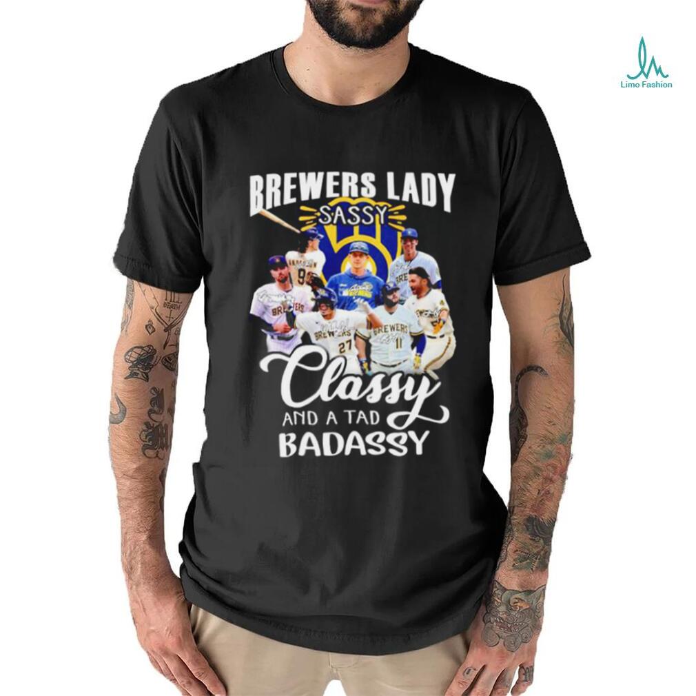 The brew crew milwaukee brewers signature shirt