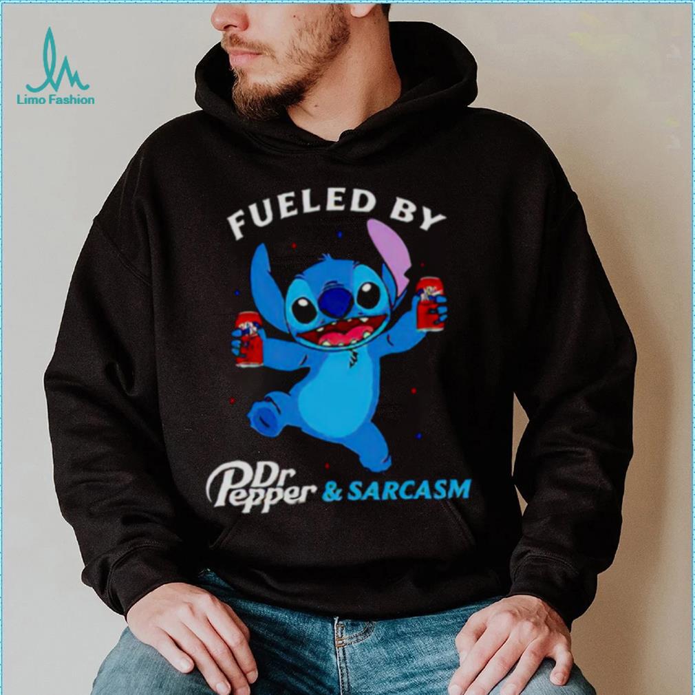 stitch fueled by drink Dr Pepper and sarcasm shirt stitch fueled by drink Dr Pepper and sarcasm shirt
