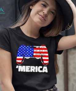 ‘Merica video game American flag shirt