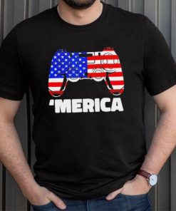‘Merica video game American flag shirt