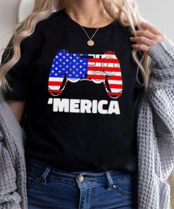 ‘Merica video game American flag shirt