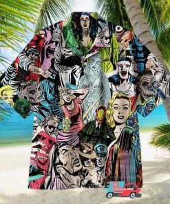 1950S Horror Comics Collage Hawaiian Shirt