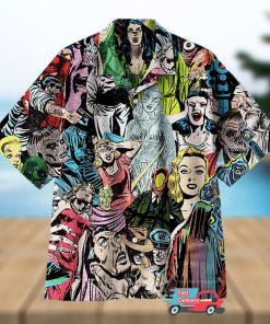 1950S Horror Comics Collage Hawaiian Shirt